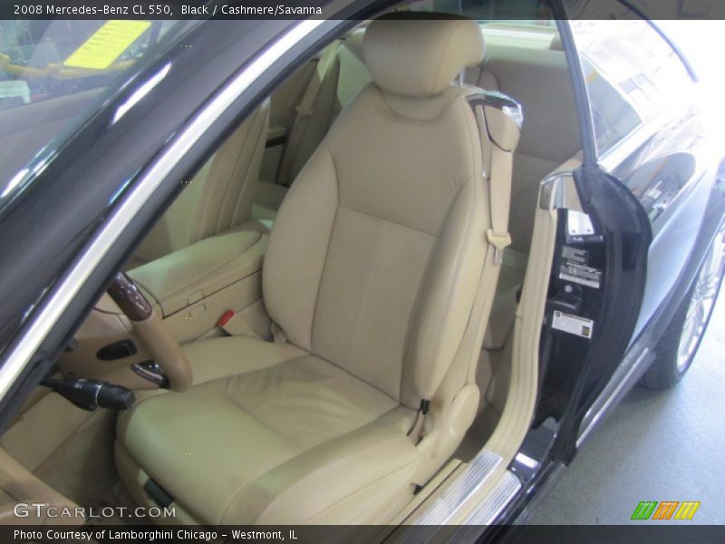 Black / Cashmere/Savanna 2008 Mercedes-Benz CL 550