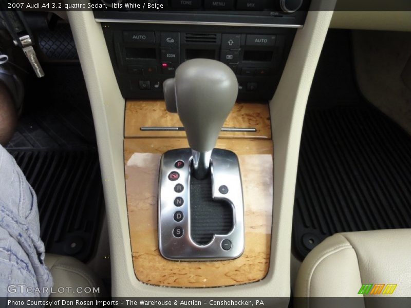 Ibis White / Beige 2007 Audi A4 3.2 quattro Sedan