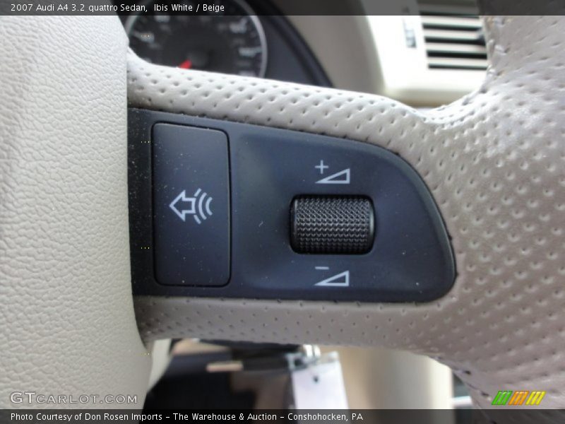 Ibis White / Beige 2007 Audi A4 3.2 quattro Sedan