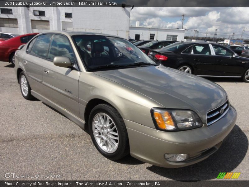 Titanium Pearl / Gray 2001 Subaru Legacy GT Limited Sedan