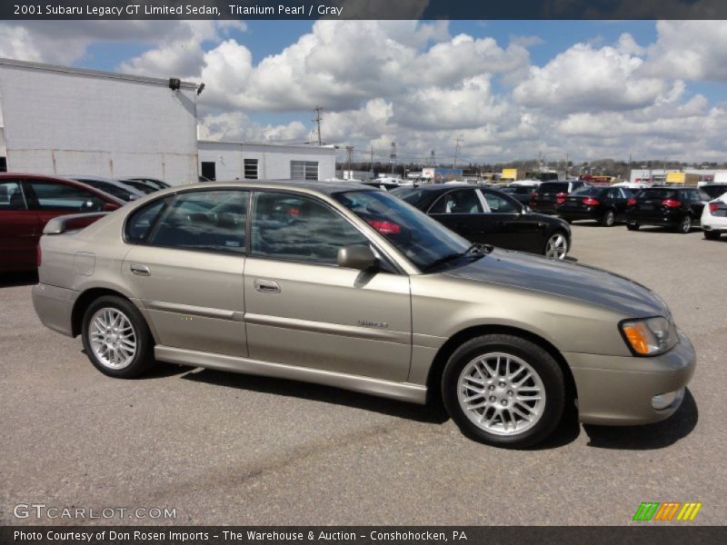 Titanium Pearl / Gray 2001 Subaru Legacy GT Limited Sedan