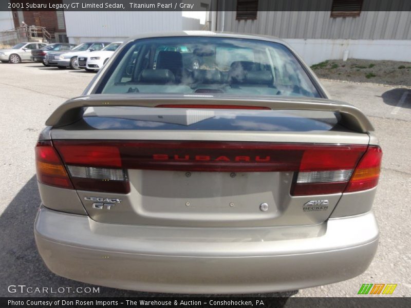 Titanium Pearl / Gray 2001 Subaru Legacy GT Limited Sedan