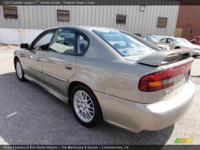 Titanium Pearl / Gray 2001 Subaru Legacy GT Limited Sedan