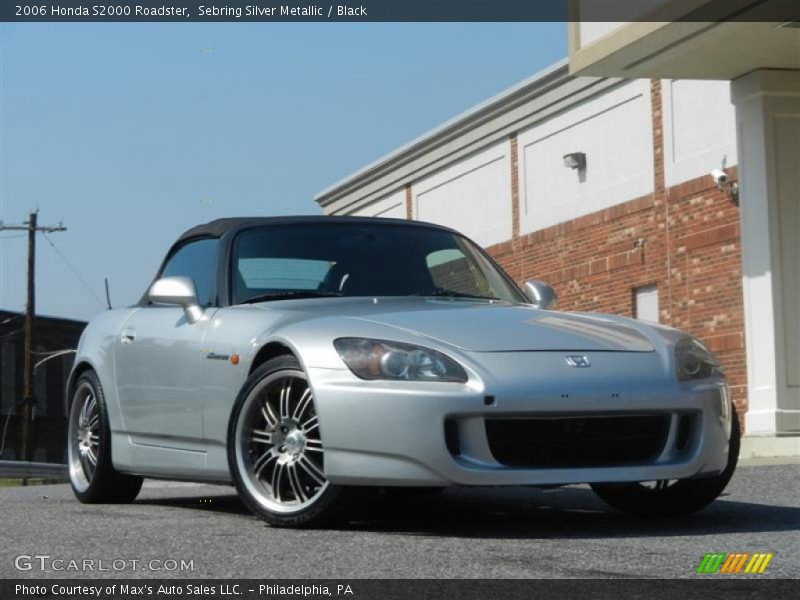 Sebring Silver Metallic / Black 2006 Honda S2000 Roadster