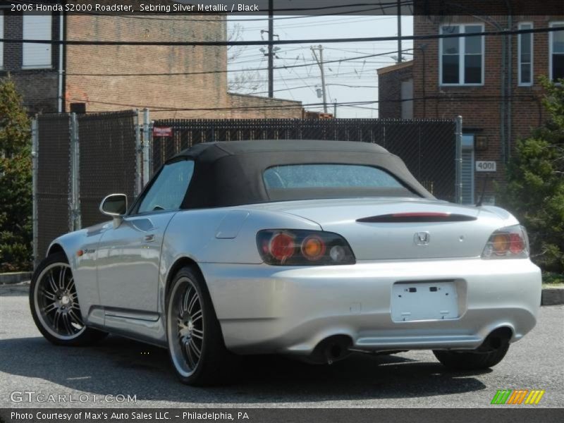 Sebring Silver Metallic / Black 2006 Honda S2000 Roadster