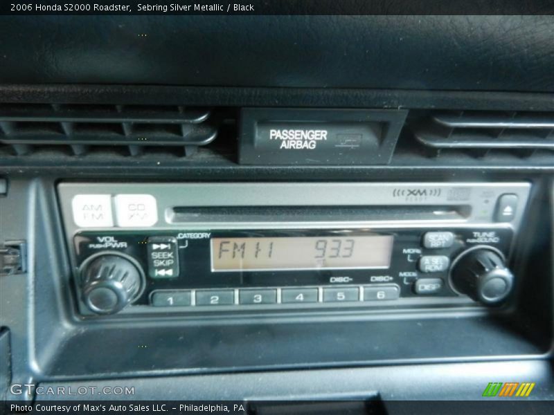 Sebring Silver Metallic / Black 2006 Honda S2000 Roadster