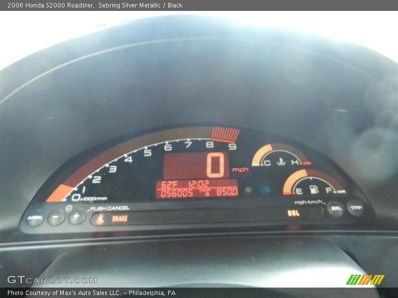 Sebring Silver Metallic / Black 2006 Honda S2000 Roadster