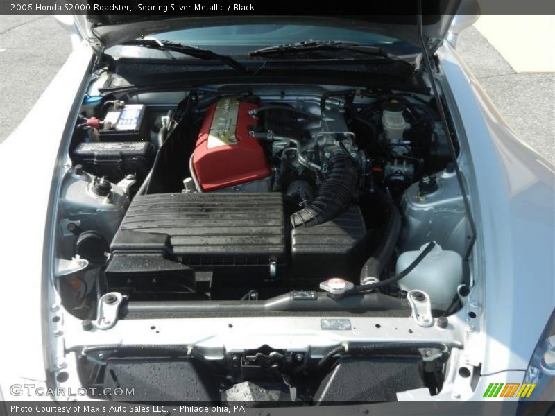 Sebring Silver Metallic / Black 2006 Honda S2000 Roadster