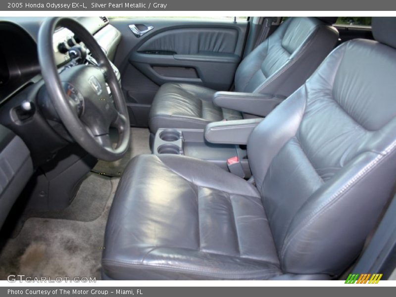 Silver Pearl Metallic / Gray 2005 Honda Odyssey EX-L