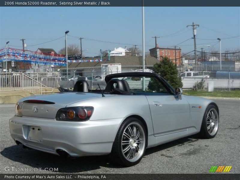 Sebring Silver Metallic / Black 2006 Honda S2000 Roadster