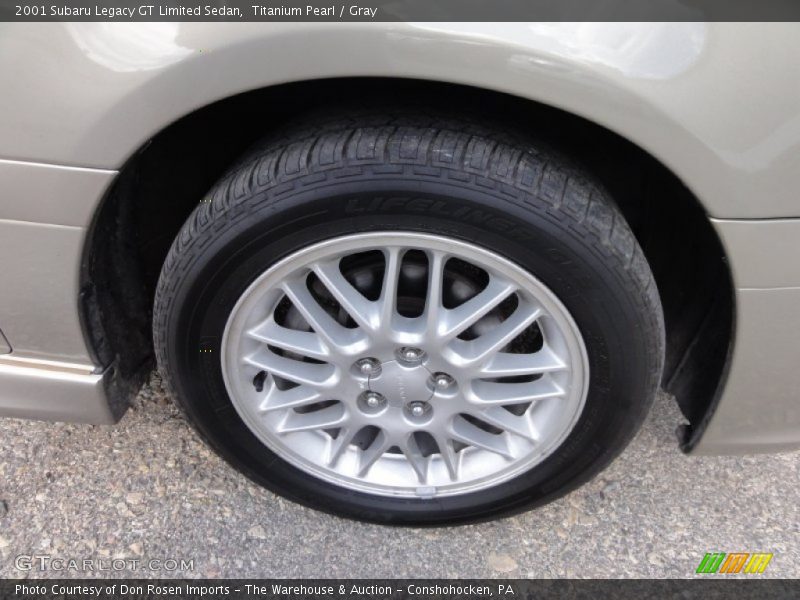 Titanium Pearl / Gray 2001 Subaru Legacy GT Limited Sedan