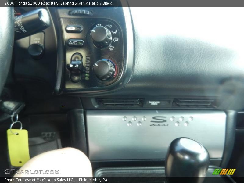 Sebring Silver Metallic / Black 2006 Honda S2000 Roadster