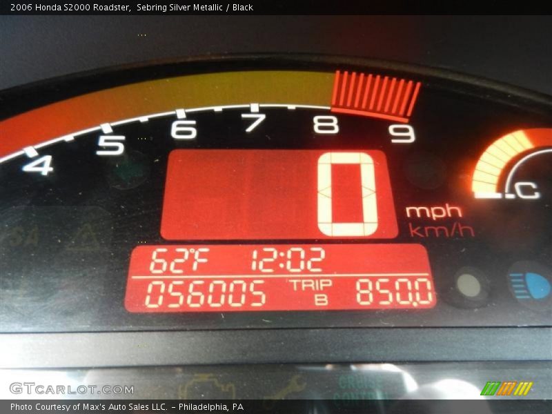 Sebring Silver Metallic / Black 2006 Honda S2000 Roadster
