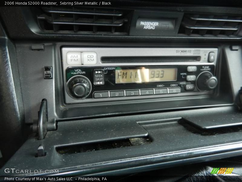 Sebring Silver Metallic / Black 2006 Honda S2000 Roadster