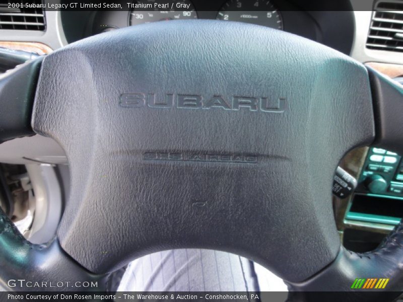Titanium Pearl / Gray 2001 Subaru Legacy GT Limited Sedan