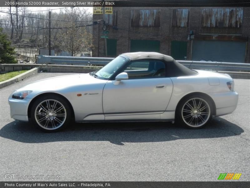 Sebring Silver Metallic / Black 2006 Honda S2000 Roadster