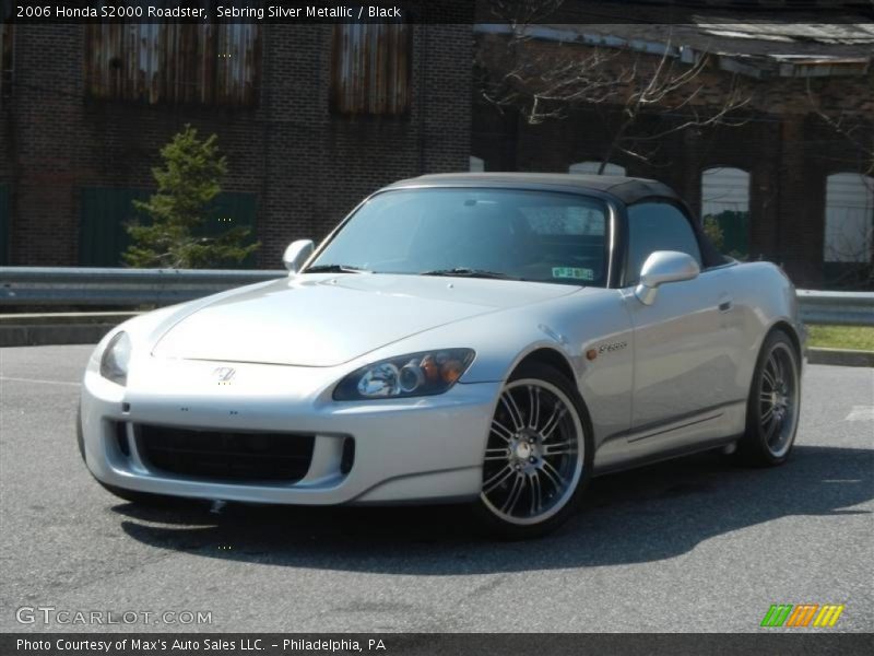 Sebring Silver Metallic / Black 2006 Honda S2000 Roadster