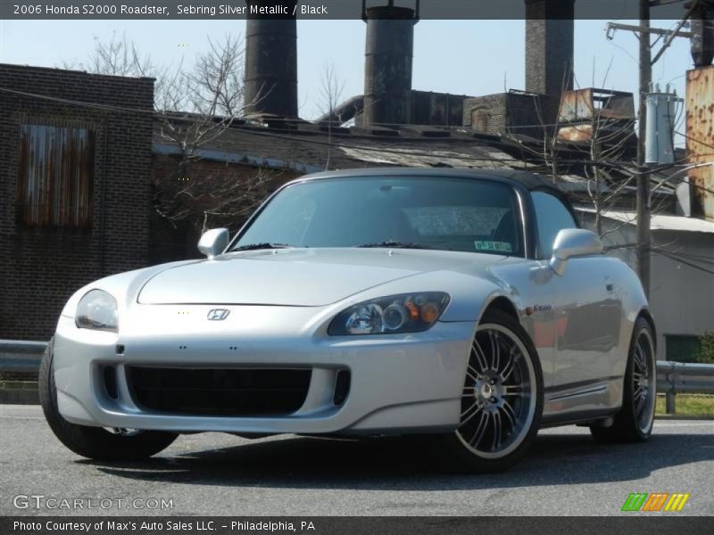 Sebring Silver Metallic / Black 2006 Honda S2000 Roadster