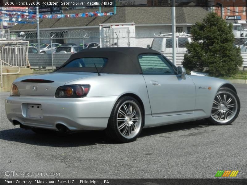 Sebring Silver Metallic / Black 2006 Honda S2000 Roadster