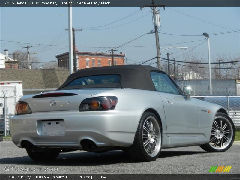 Sebring Silver Metallic / Black 2006 Honda S2000 Roadster