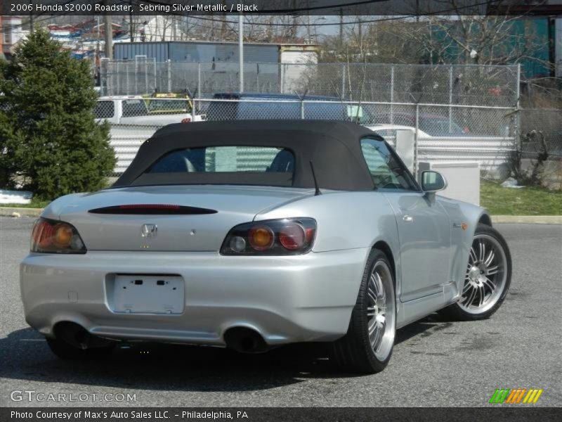 Sebring Silver Metallic / Black 2006 Honda S2000 Roadster