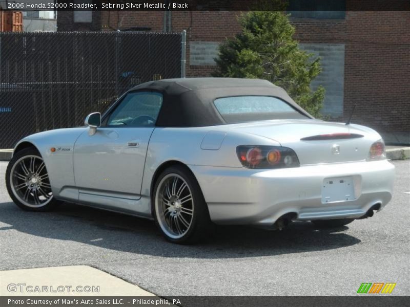 Sebring Silver Metallic / Black 2006 Honda S2000 Roadster