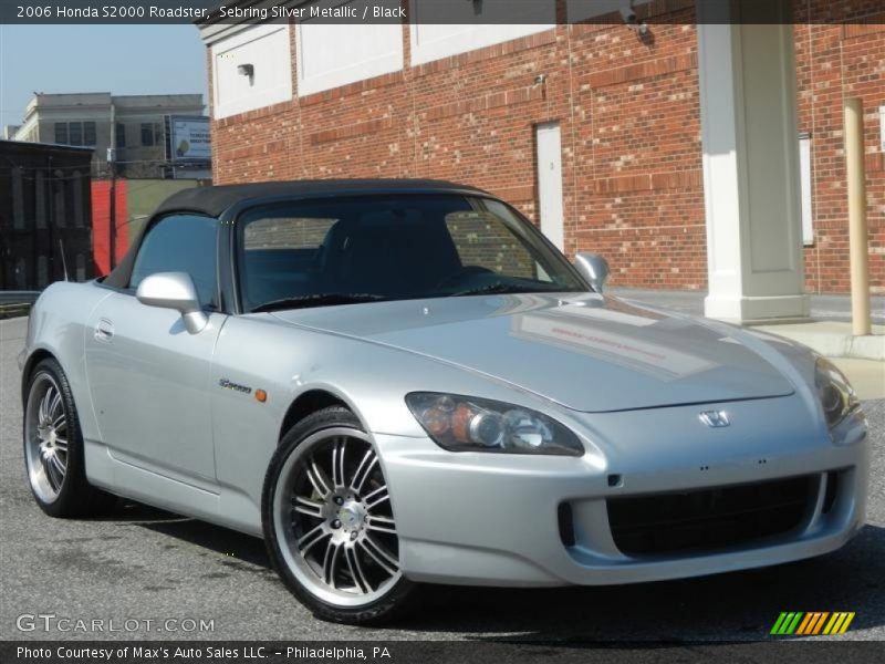 Sebring Silver Metallic / Black 2006 Honda S2000 Roadster