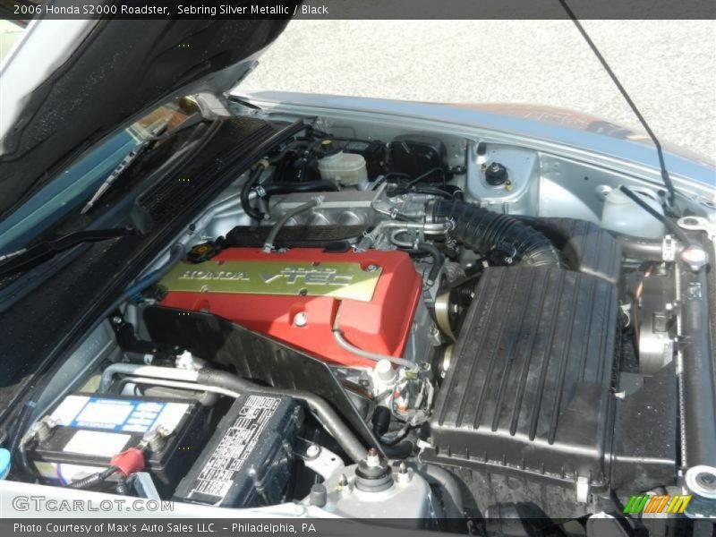 Sebring Silver Metallic / Black 2006 Honda S2000 Roadster