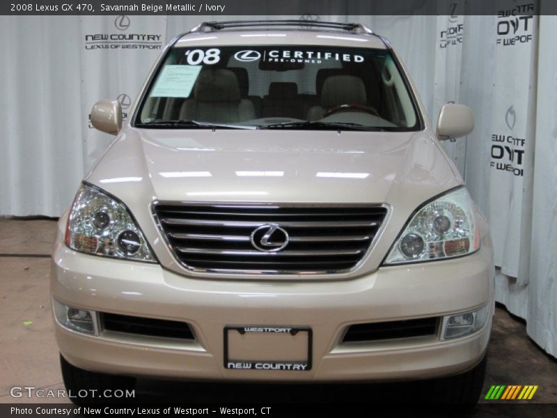 Savannah Beige Metallic / Ivory 2008 Lexus GX 470