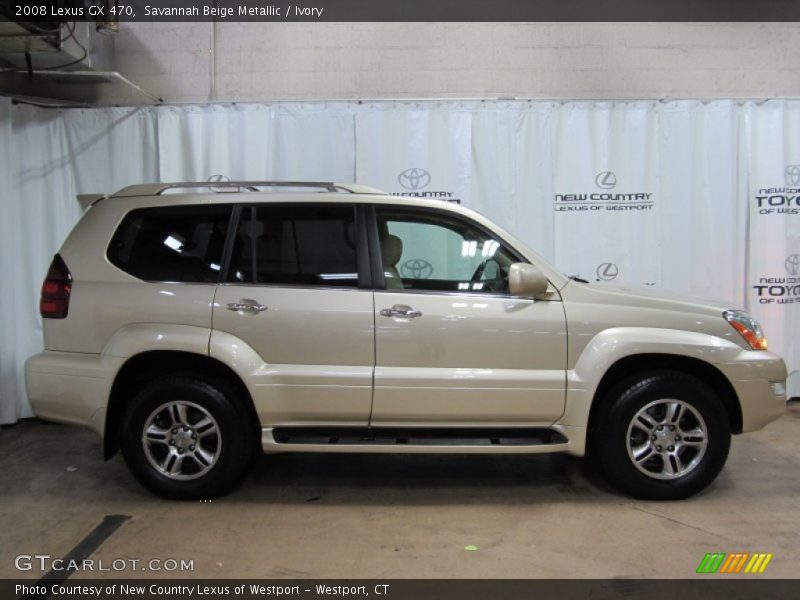 Savannah Beige Metallic / Ivory 2008 Lexus GX 470