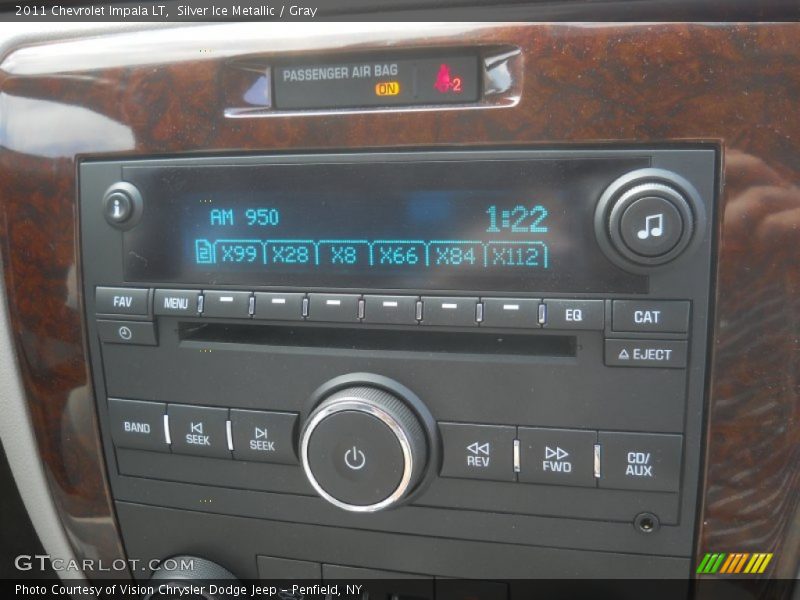 Silver Ice Metallic / Gray 2011 Chevrolet Impala LT