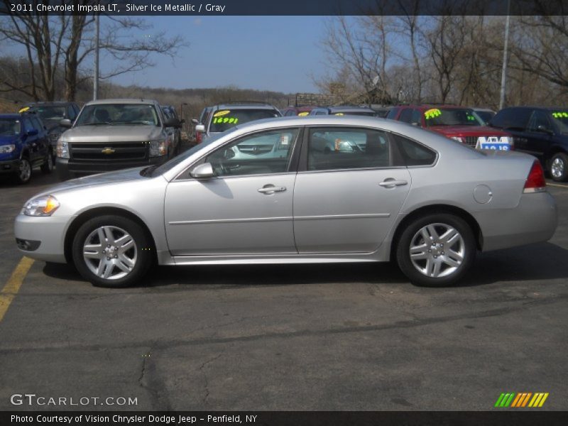 Silver Ice Metallic / Gray 2011 Chevrolet Impala LT