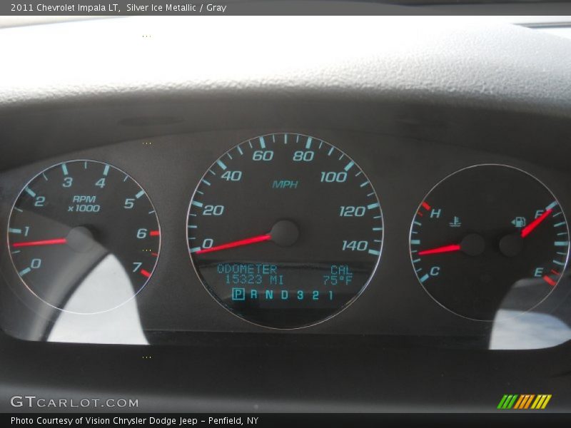 Silver Ice Metallic / Gray 2011 Chevrolet Impala LT