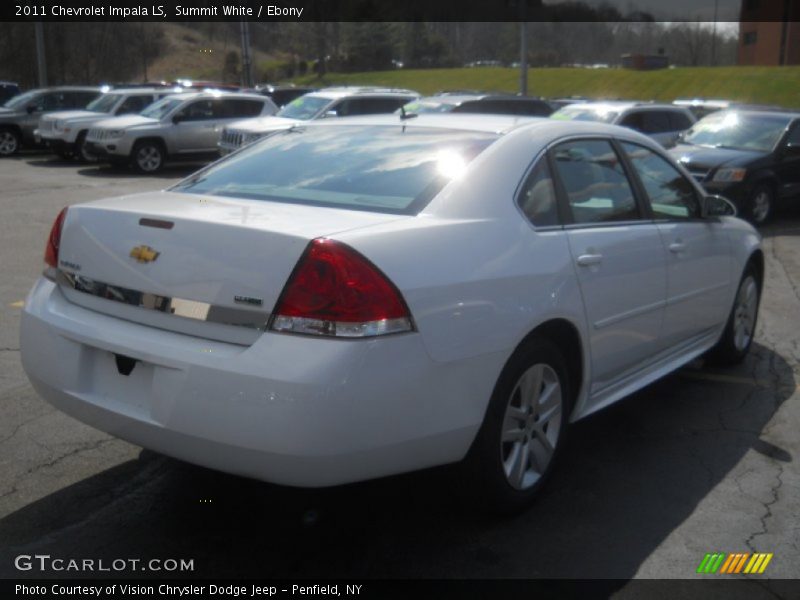 Summit White / Ebony 2011 Chevrolet Impala LS