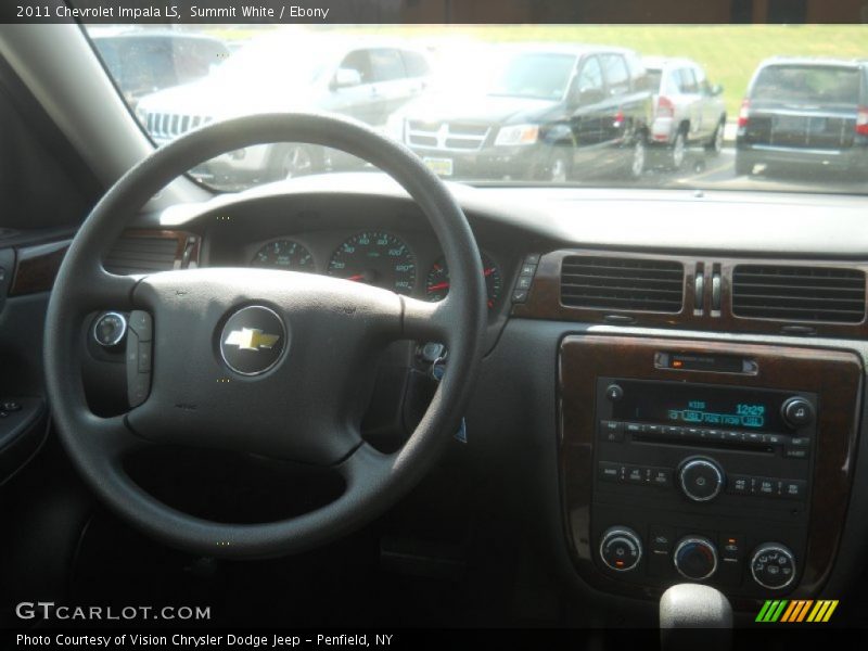 Summit White / Ebony 2011 Chevrolet Impala LS