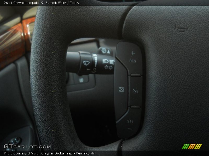 Summit White / Ebony 2011 Chevrolet Impala LS