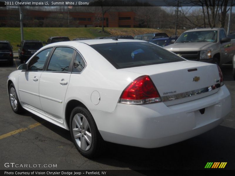 Summit White / Ebony 2011 Chevrolet Impala LS