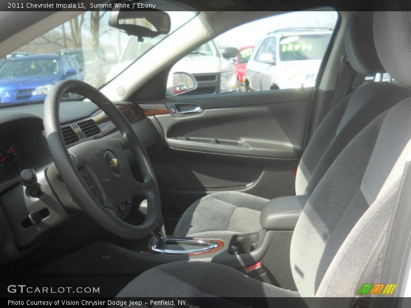 Summit White / Ebony 2011 Chevrolet Impala LS