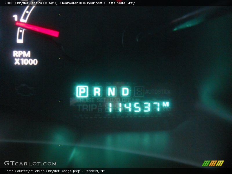 Clearwater Blue Pearlcoat / Pastel Slate Gray 2008 Chrysler Pacifica LX AWD