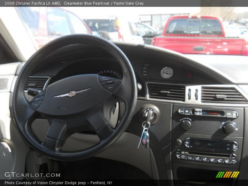 Clearwater Blue Pearlcoat / Pastel Slate Gray 2008 Chrysler Pacifica LX AWD