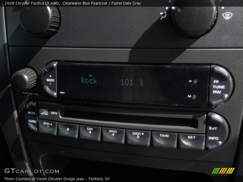 Clearwater Blue Pearlcoat / Pastel Slate Gray 2008 Chrysler Pacifica LX AWD