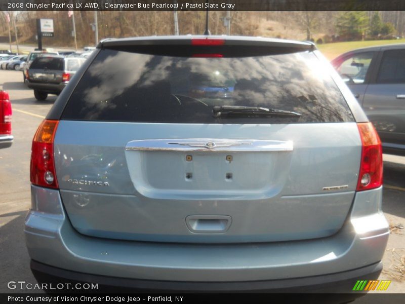 Clearwater Blue Pearlcoat / Pastel Slate Gray 2008 Chrysler Pacifica LX AWD