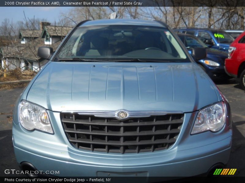 Clearwater Blue Pearlcoat / Pastel Slate Gray 2008 Chrysler Pacifica LX AWD
