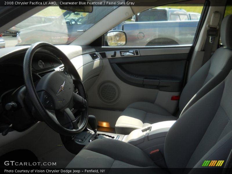 Clearwater Blue Pearlcoat / Pastel Slate Gray 2008 Chrysler Pacifica LX AWD