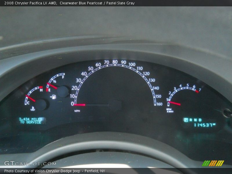  2008 Pacifica LX AWD LX AWD Gauges