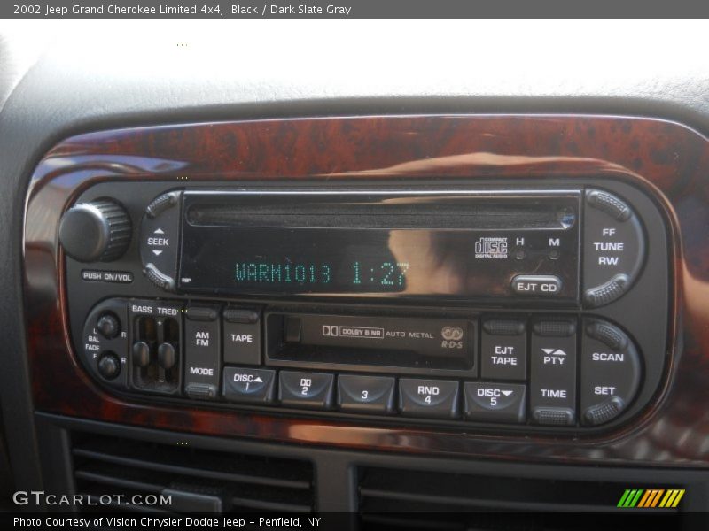 Black / Dark Slate Gray 2002 Jeep Grand Cherokee Limited 4x4