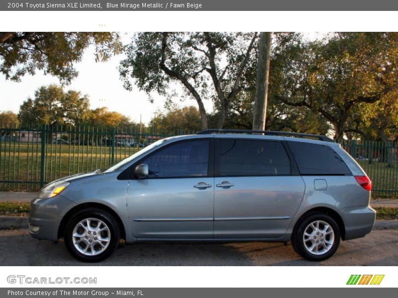 Blue Mirage Metallic / Fawn Beige 2004 Toyota Sienna XLE Limited