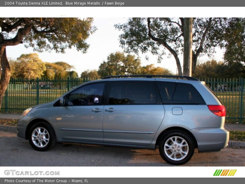 Blue Mirage Metallic / Fawn Beige 2004 Toyota Sienna XLE Limited