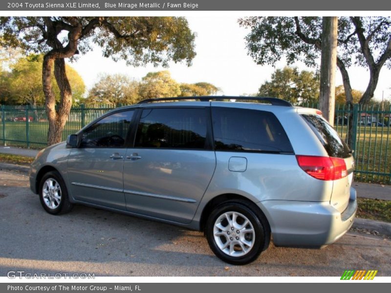 Blue Mirage Metallic / Fawn Beige 2004 Toyota Sienna XLE Limited