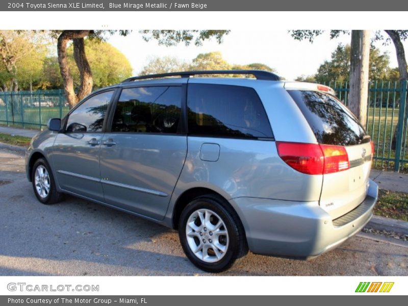 Blue Mirage Metallic / Fawn Beige 2004 Toyota Sienna XLE Limited